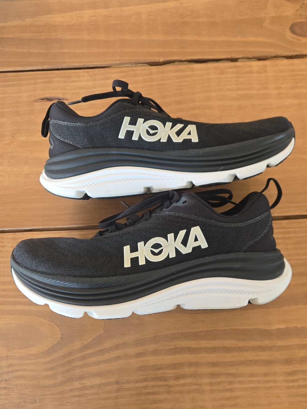 HOKA Gaviota 5 - Women Size 8D Wide Black - Almost New